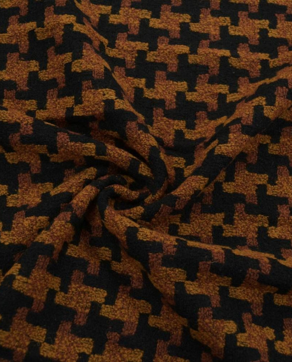 Ткань Шерсть Пальтовая 1830 цвет разноцветный гусиная лапка картинка