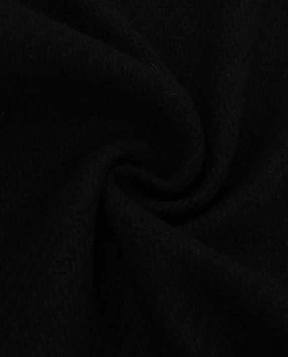 Ткань Шерсть Пальтовая 1832 цвет черный картинка