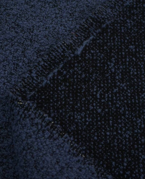 Ткань Шерсть Пальтовая 1833 цвет синий картинка 2