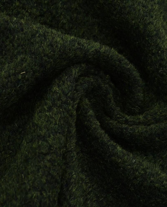 Ткань Шерсть Пальтовая 1837 цвет зеленый картинка