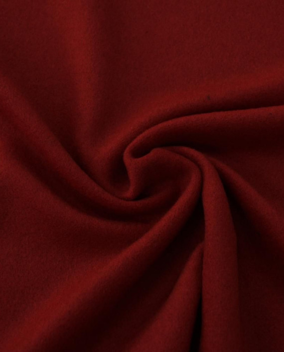 Ткань Шерсть Пальтовая  1851 цвет бордовый картинка