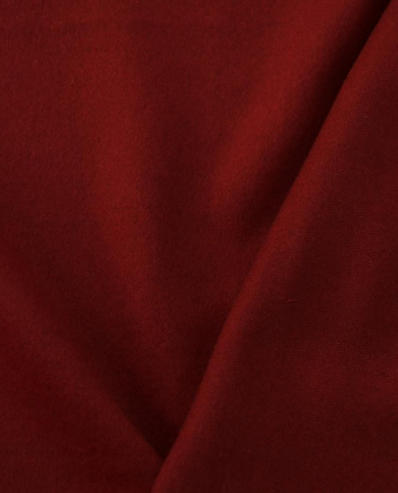 Ткань Шерсть Пальтовая  1851 цвет бордовый картинка 1