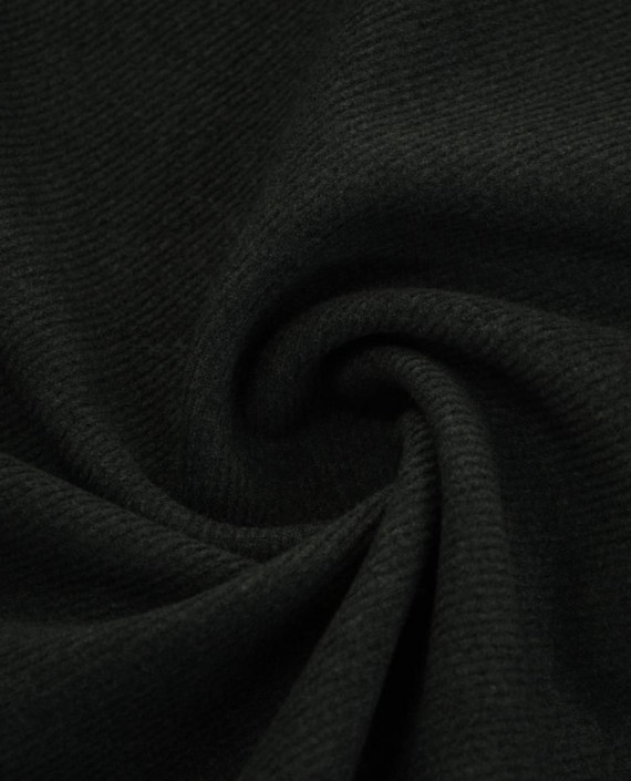 Ткань Шерсть Пальтовая 1855 цвет черный картинка