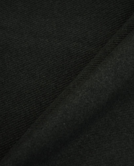 Ткань Шерсть Пальтовая 1855 цвет черный картинка 2