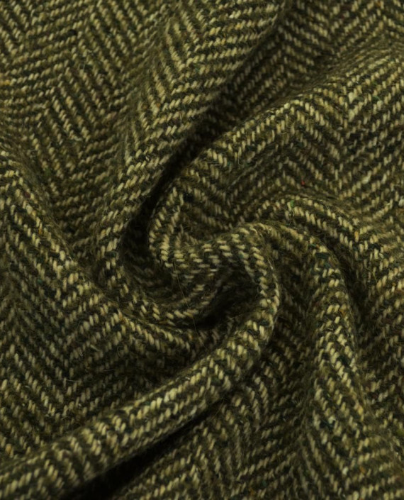 Ткань Шерсть Пальтовая 1861 цвет желтый картинка