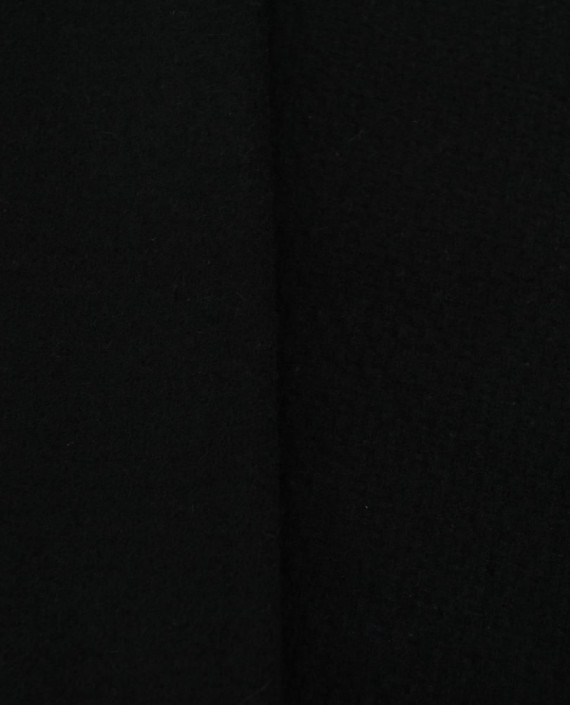 Ткань Шерсть Пальтовая 1862 цвет черный картинка 2