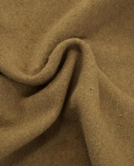 Ткань Шерсть Пальтовая 1864 цвет коричневый картинка 2