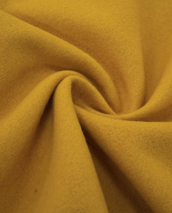 Ткань Шерсть Пальтовая 1865 цвет желтый картинка