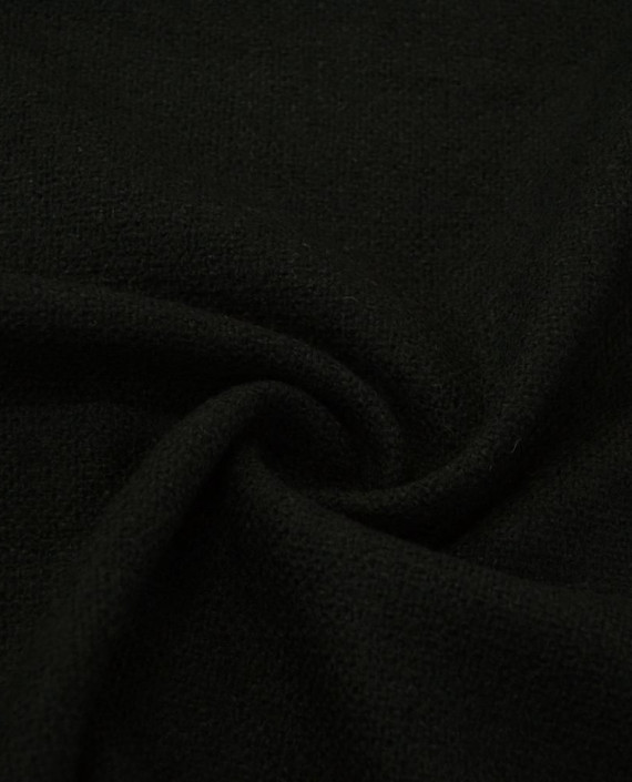 Ткань Шерсть Пальтовая 1867 цвет черный картинка