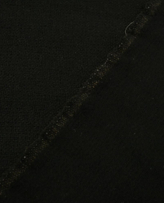 Ткань Шерсть Пальтовая 1867 цвет черный картинка 2