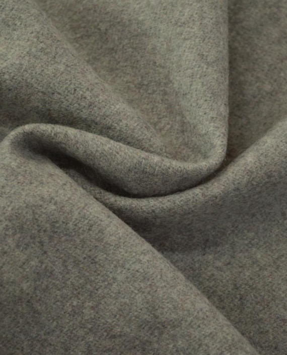 Ткань Шерсть Пальтовая 1869 цвет серый картинка 2