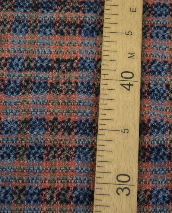 Ткань Шерсть Костюмно-пальтовая Chanel 1873 цвет разноцветный крупа картинка 1