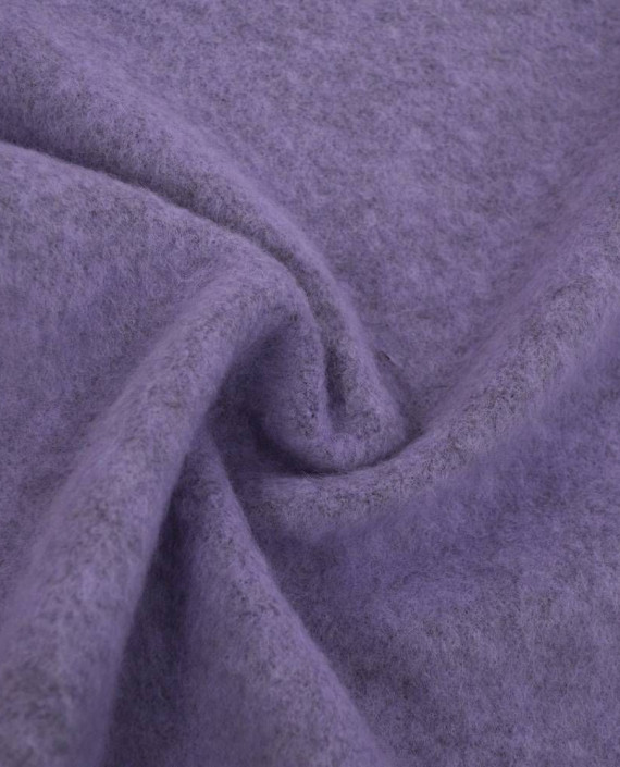Ткань Шерсть Пальтовая Сиреневое облако 1890 цвет сиреневый картинка