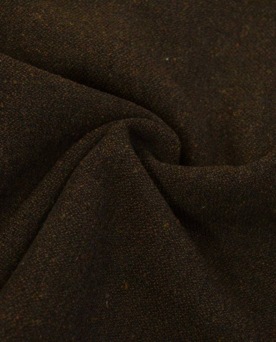 Ткань Шерсть Пальтовая 1891 цвет коричневый картинка 1