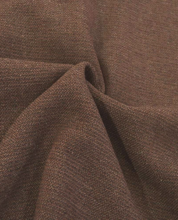 Ткань Шерсть Пальтовая 1893 цвет коричневый картинка 1