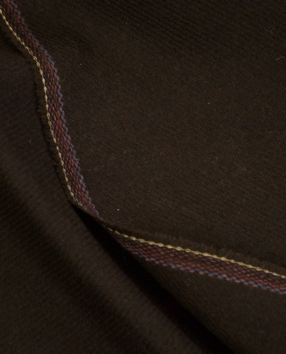 Ткань Шерсть Костюмно-пальтовая 1903 цвет коричневый картинка 1