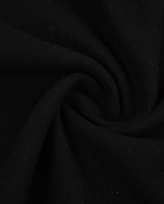 Ткань Шерсть Пальтовая 1904 цвет черный картинка