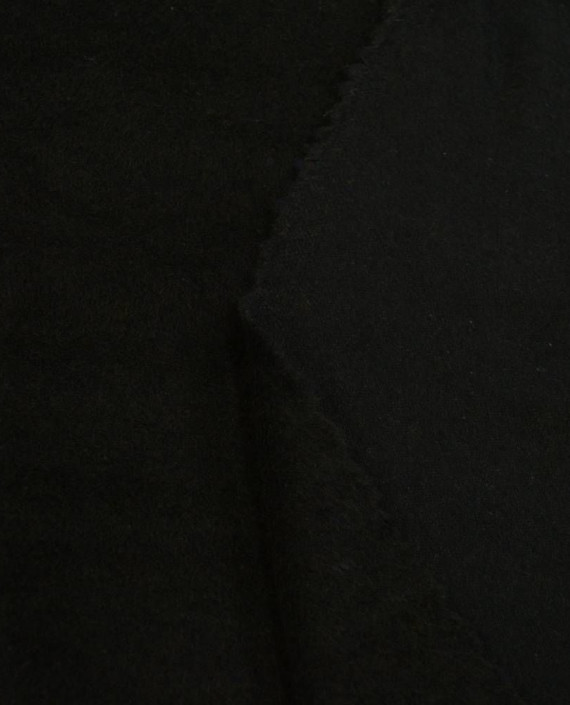 Ткань Шерсть Пальтовая 1908 цвет черный картинка 2
