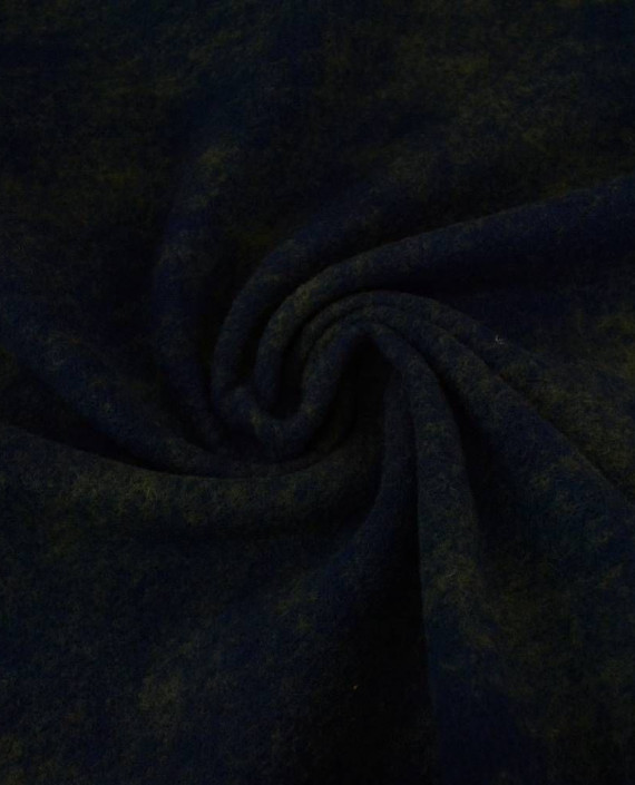 Ткань Шерсть Пальтовая 1915 цвет синий картинка