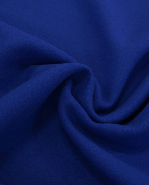 Ткань Шерсть Пальтовая 1920 цвет синий картинка