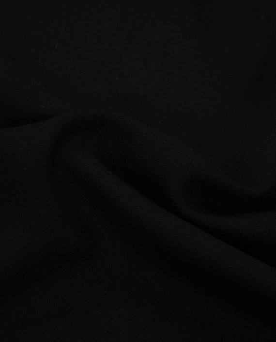 Ткань Шерсть Костюмная 1941 цвет черный картинка