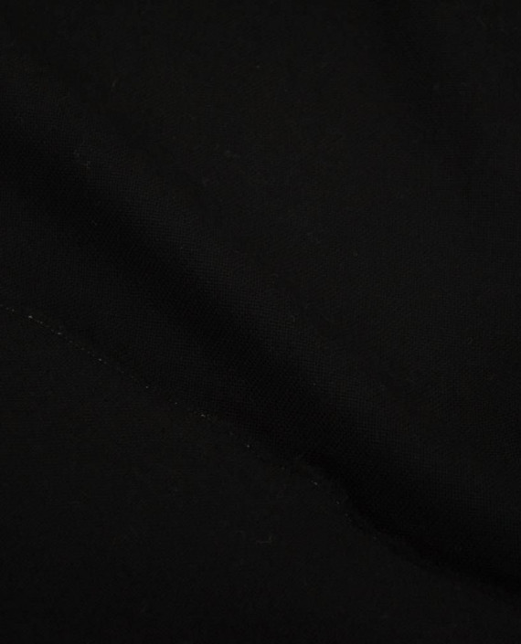 Ткань Шерсть Костюмная 1941 цвет черный картинка 2