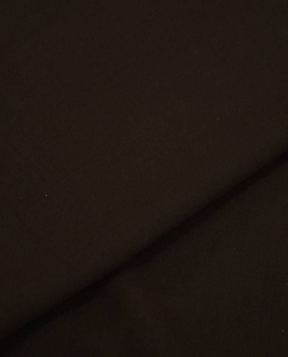 Ткань Шерсть Костюмная 1944 цвет коричневый картинка 2