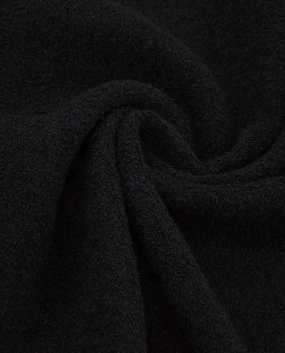 Ткань Шерсть Пальтовая 1946 цвет черный картинка