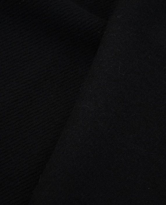 Ткань Шерсть Пальтовая 1947 цвет черный картинка 2