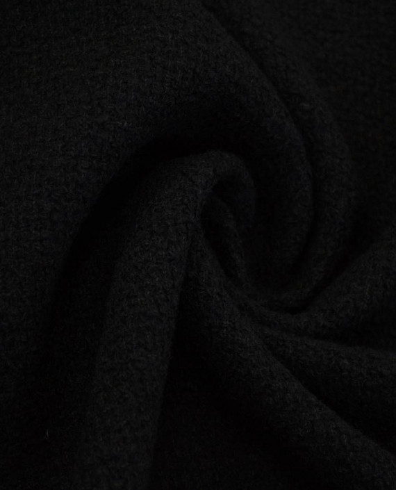 Ткань Шерсть Пальтовая 1948 цвет черный картинка