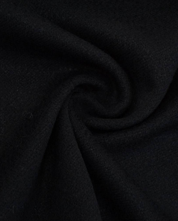 Ткань Шерсть Пальтовая 1949 цвет черный картинка