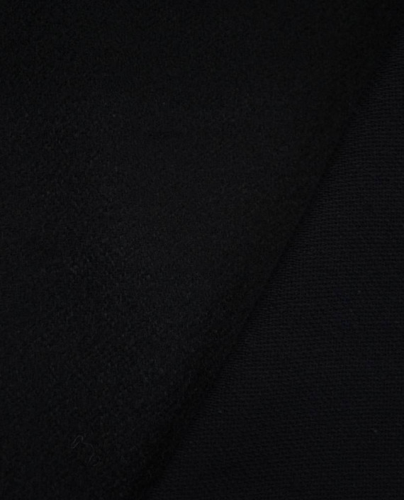 Ткань Шерсть Пальтовая 1949 цвет черный картинка 2
