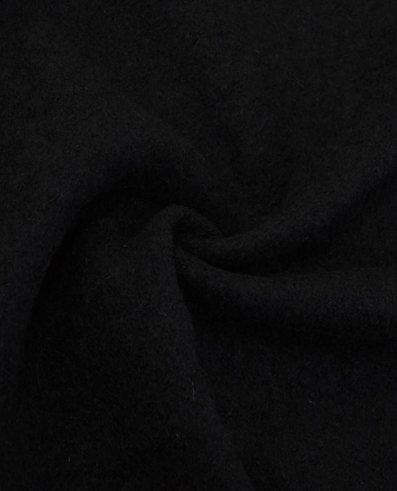 Ткань Шерсть Пальтовая 1950 цвет черный картинка