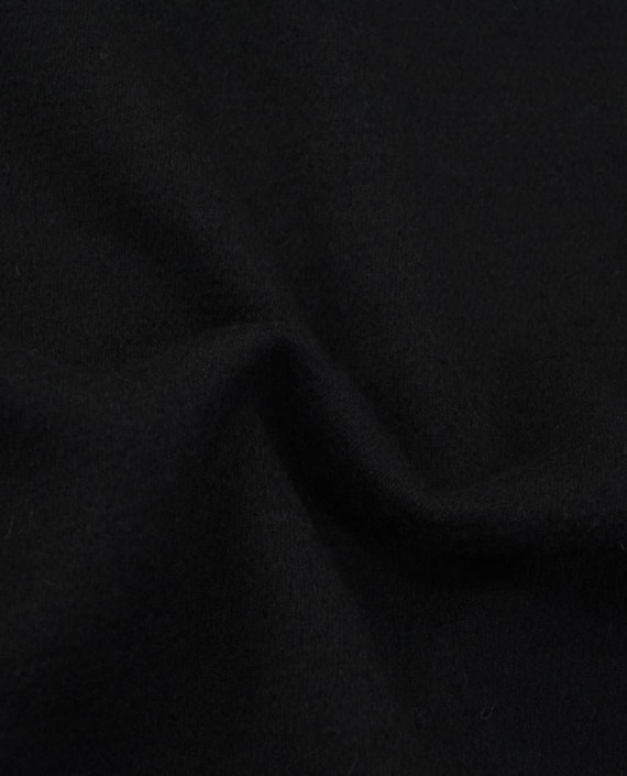 Ткань Шерсть Пальтовая 1952 цвет черный картинка 2