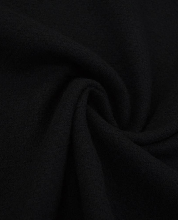 Ткань Шерсть Пальтовая 1953 цвет черный картинка