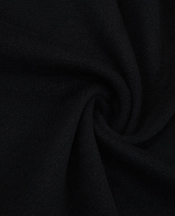 Ткань Шерсть Пальтовая 1954 цвет черный картинка