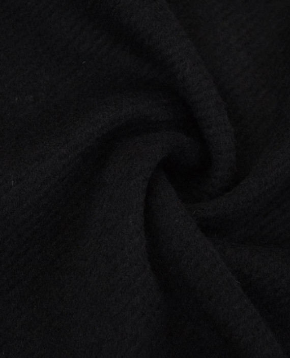 Ткань Шерсть Пальтовая 1956 цвет черный картинка