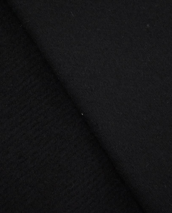 Ткань Шерсть Пальтовая 1956 цвет черный картинка 1