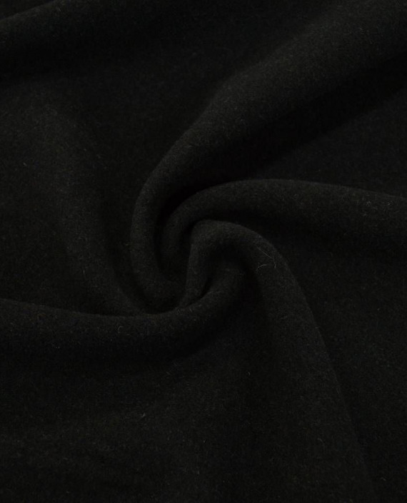 Ткань Шерсть Пальтовая 1957 цвет черный картинка