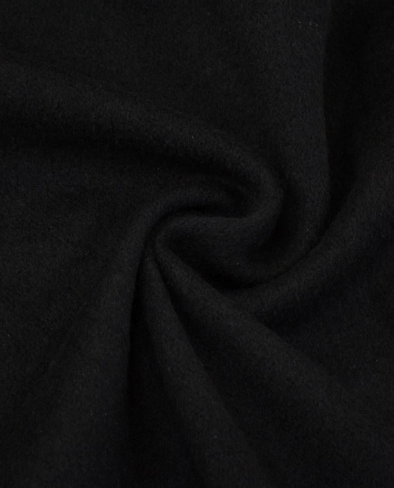 Ткань Шерсть Пальтовая 1958 цвет черный картинка