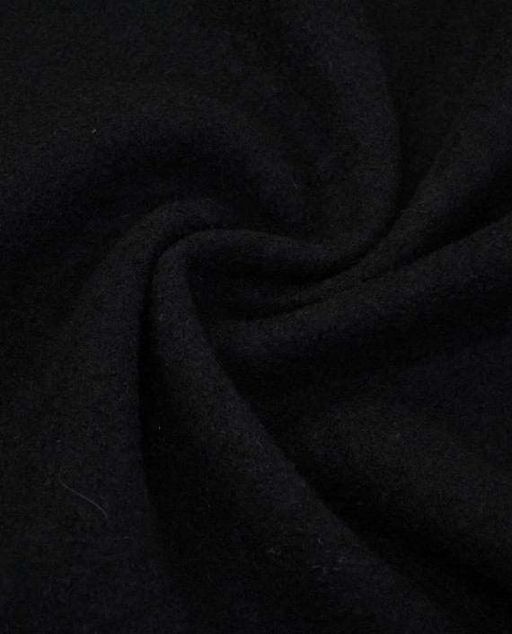 Ткань Шерсть Пальтовая 1961 цвет черный картинка
