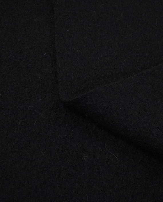 Ткань Шерсть Пальтовая 1961 цвет черный картинка 1