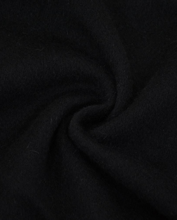 Ткань Шерсть Пальтовая 1962 цвет черный картинка