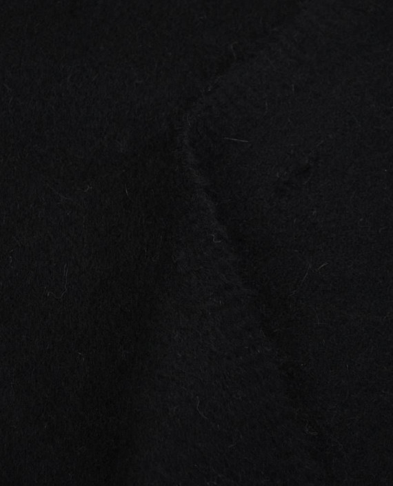 Ткань Шерсть Пальтовая 1962 цвет черный картинка 1