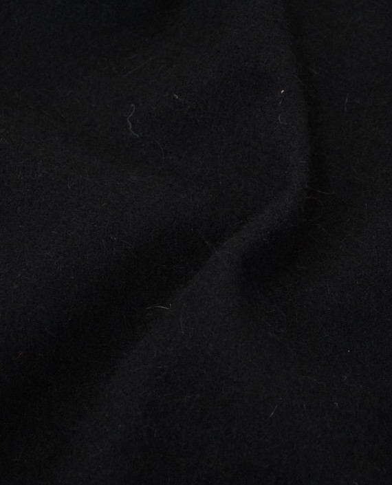 Ткань Шерсть Пальтовая 1962 цвет черный картинка 2