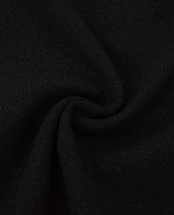 Ткань Шерсть Пальтовая 1969 цвет черный картинка