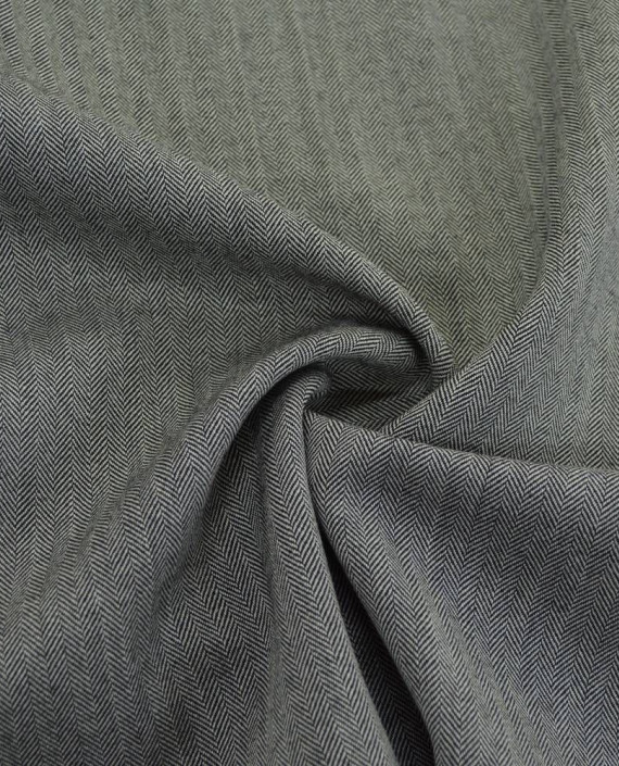 Ткань Шерсть Костюмная 1979 цвет серый картинка