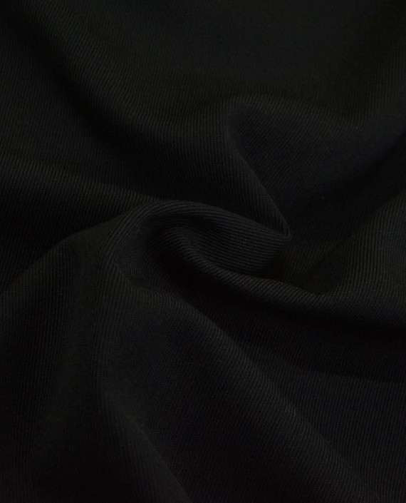 Ткань Шерсть Костюмная 1996 цвет черный картинка
