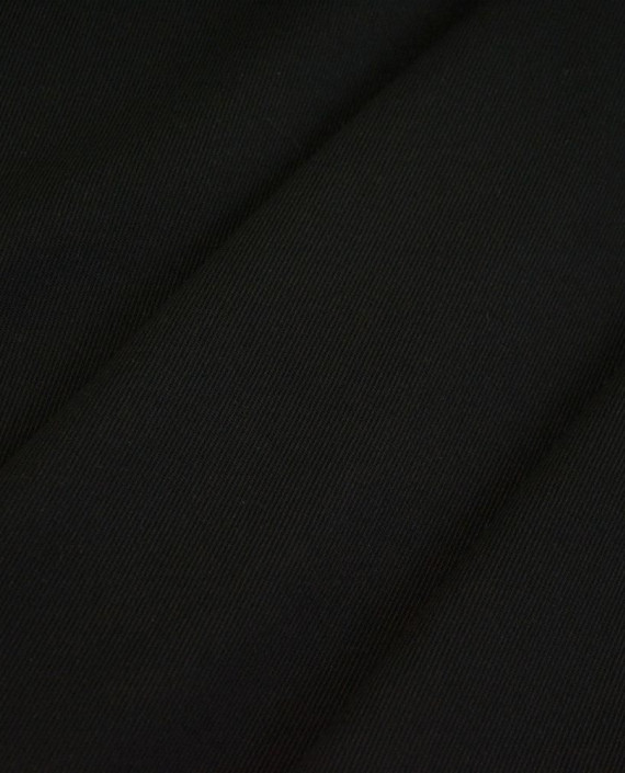 Ткань Шерсть Костюмная 1996 цвет черный картинка 1
