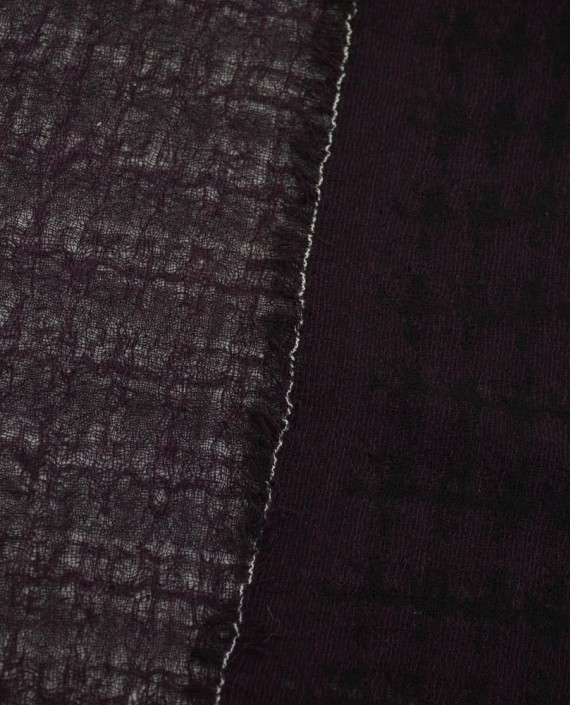 Ткань Шерсть Плательная 2009 цвет фиолетовый картинка 2